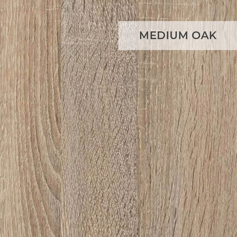 Table top Ergofy Melamine 25mm  120x80cm medium oak